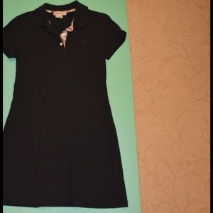 Authentic Burberry Black Dress with collar